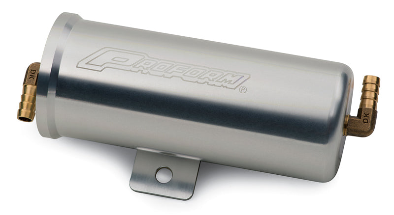 Proform PR69528 Radiator Overflow Canister Natural Finish Aluminium 6-3/4" x 3"