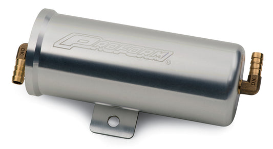 Proform PR69528 Radiator Overflow Canister Natural Finish Aluminium 6-3/4" x 3"