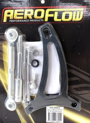 Aeroflow AF64-4008BLK Black Alternator Bracket 351W Aust Driver Side