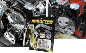 Aeroflow AF64-4009 Billet Clev P/Steer Bracket Suit Saginaw P/Steer Pumps
