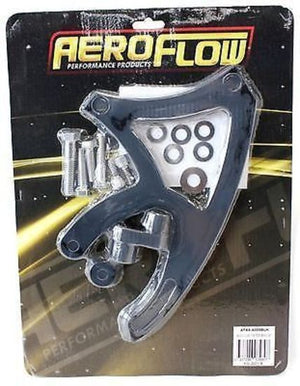 Aeroflow AF64-4009BLK Black Clev P/Steer Bracket Suit Saginaw P/Steer Pumps
