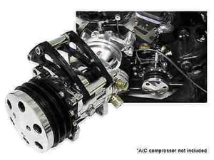 Aeroflow AF64-4012 Billet Low Mount A/C Brack S/Bpassenger Side Low Suit S/B