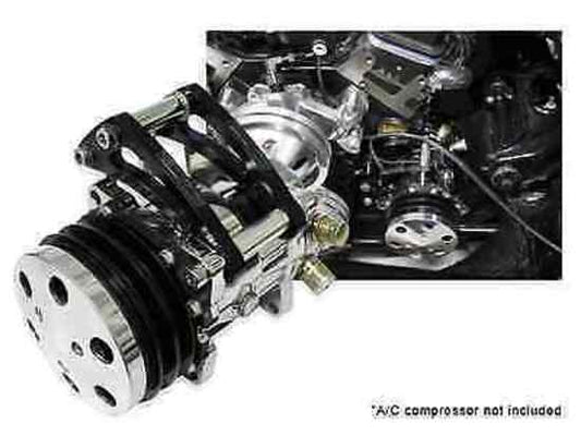 Aeroflow AF64-4012 Billet Low Mount A/C Brack S/Bpassenger Side Low Suit S/B