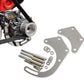 Aeroflow AF64-4015 Low Mount Alt Bracket Chrome S/B Chev with Short Water Pump