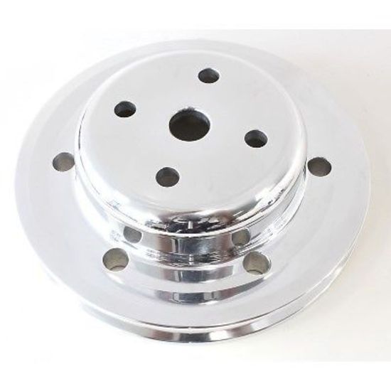 Aeroflow AF64-4022 Billet Water Pump V Pulley Holden V8 Hq-Wb Polished