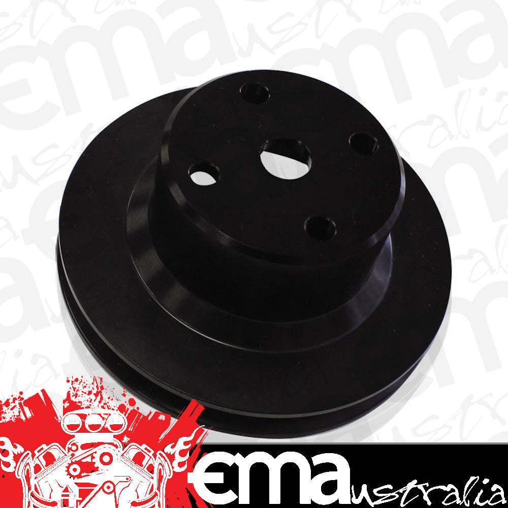 Aeroflow AF64-4022BLK Black Water Pump V Pulley Holden V8 Hq-Wb