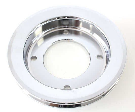 Aeroflow Performance Products AF64-4023 Holden V8 Crank V Pulley Hq-Wbsuits Early Red W/Pump Polishd