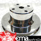 Aeroflow AF64-4024 Holden V8 Water Pump V Pulley Suit Vn-On Jumbo Pump Polished