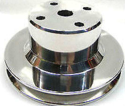 Aeroflow AF64-4024 Holden V8 Water Pump V Pulley Suit Vn-On Jumbo Pump Polished