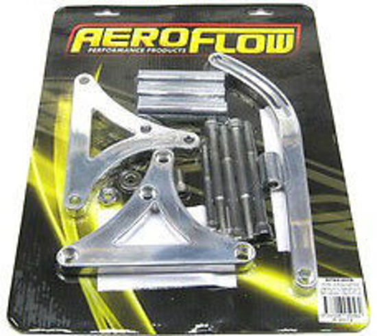 Aeroflow AF64-4025 Billet Holden V8 Pass Side Midalt Brk Hq-Wb Ear/Late Altern