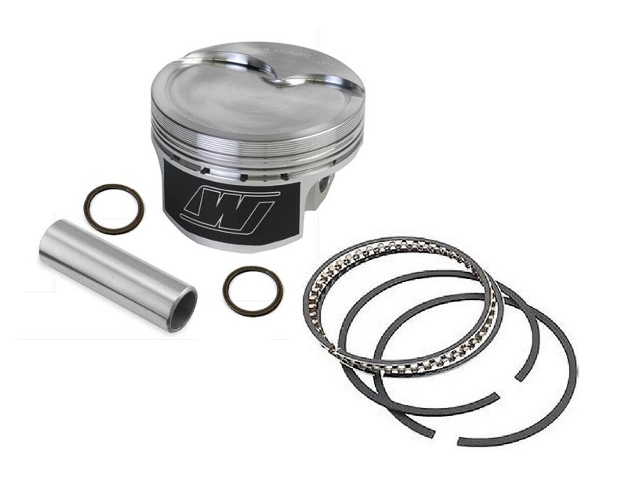 Wiseco PTS516A3W BB Chev 454 Stroker Forged Flat Top Pistons 4.280" 1.270" Ch -3Cc .990" Gp 4032 Forged Rings Included (set of 8)