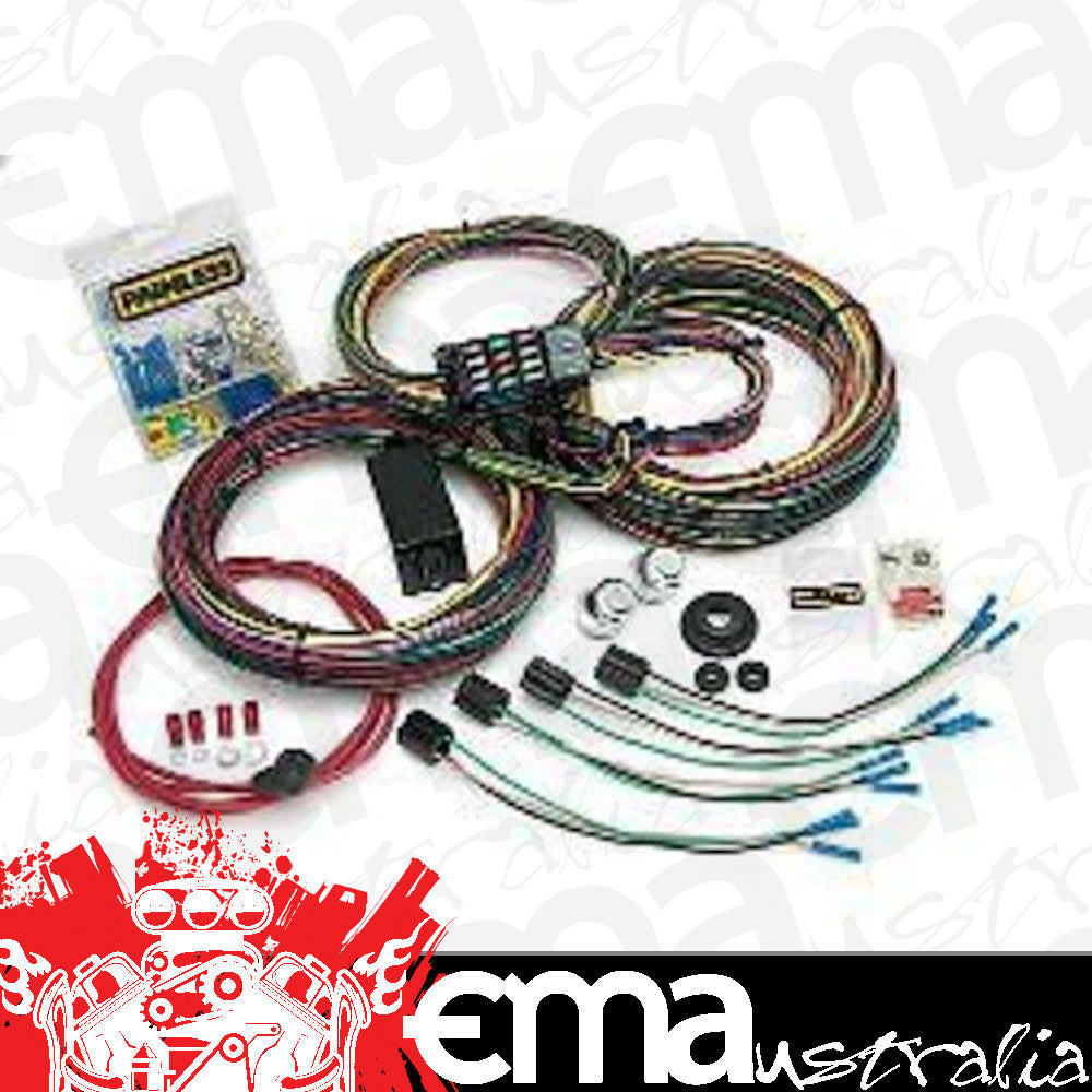 Painless Wiring PW10123 14 Circuit Wiring Harness Ford Falcon Mustang 1966-76