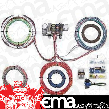 T-Bucket & Roadster, Carbureted engine, non electronic transmission Wiring 8 Circuit Modular Wiring Harness Kit T Bucket Painless Performance Wiring PW10308