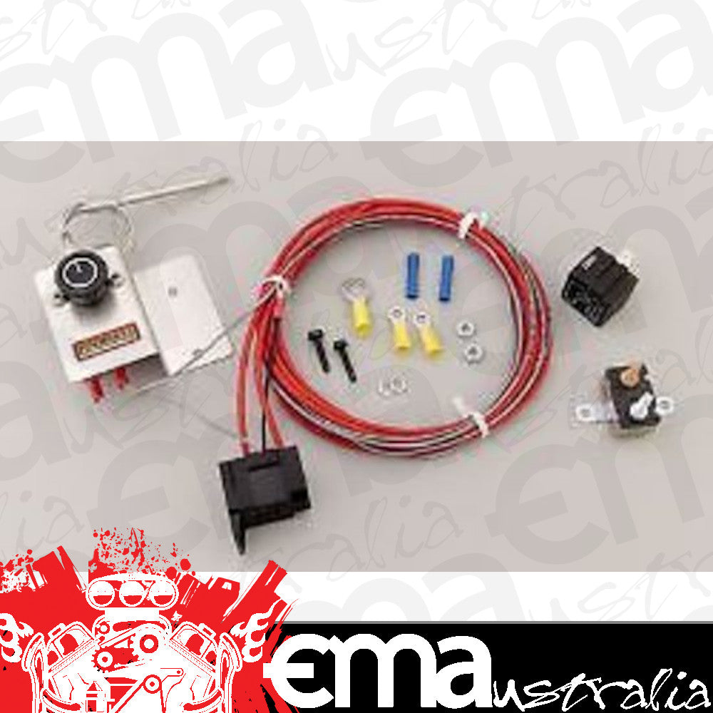Painless Performance Wiring PW30104 Wiring Adjustable Thermostat Kit With Relay 35-120C