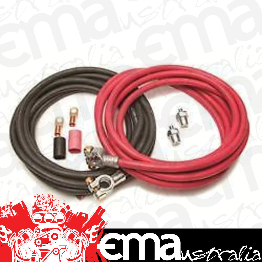 Painless Wiring PW40105 Remote Mount Battery Kit 16Ft Red/Black Wire & Terminals