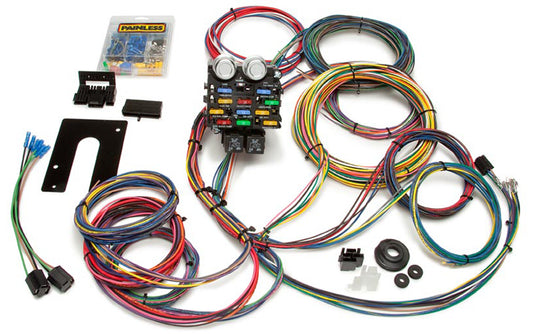 Painless Wiring PW50002 21 Circuit Universal Pro Street Harness Kit Gm Keyed Column