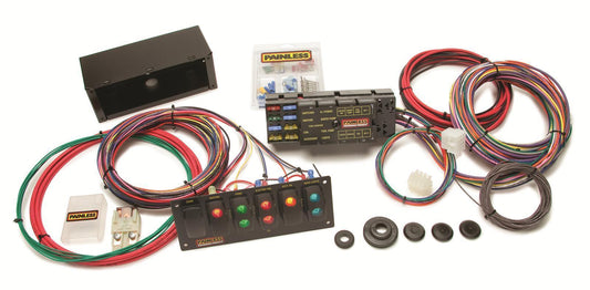Painless Wiring PW50005 10 Circuit Race Only Wire Harness With 6 Switch Control Panel