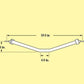 Pro Werks PWC42-447 Dragster Front Axle w/ 39" Centers 6" Drop Stiletto Bosses