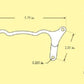 Pro Werks PWC42-507 Shut Off Lever For 1/4" Brake Lever