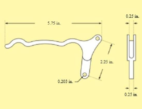 Pro Werks PWC42-507 Shut Off Lever For 1/4" Brake Lever