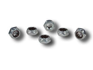 Pro Werks PWC73-034 Steel Half Height Nylock Nuts 5/16 Rh Thread Set Of 6