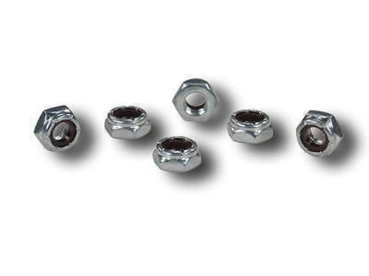 Pro Werks PWC73-038 Steel Half Height Nylock Nuts 7/16-20 Rh Thread Set Of 6