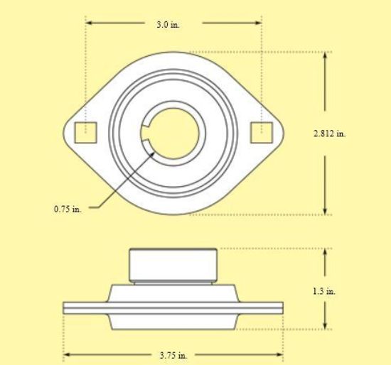 Pro Werks PWC73-080 Steering Bearing Fits 3/4" Diameter Shafts
