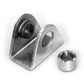 Pro Werks PWC73-157 Mild Steel Shock Bracket & Bushings 1-1/4" Flat Mount 1/2"