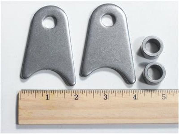 Pro Werks PWC73-159 Steel Shock Bracket w/ Bushings 1/2" Bolt Fits 1-5/8" Tube