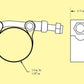 Pro Werks PWC73-303 1.125" S/Steel Band Clamp Range 1" To 1-3/16"