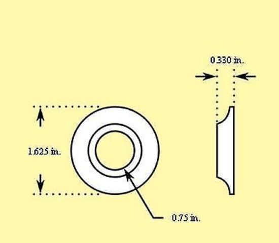 Pro Werks PWC73-468-2 Safety Washers 3/4" I.D X 1-5/8" O.D. 2 Pack
