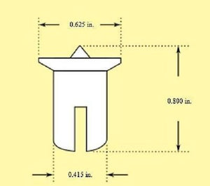 Pro Werks PWC73-544 Transfer Punch For Panel Fasteners