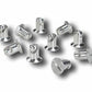 Pro Werks PWC73-593-10 Set Of 10 - 0.450 Grip Flat Aluminum Buttons