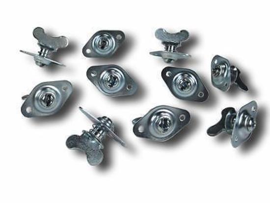 Pro Werks PWC73-610-10 Self Eject Buttons Wing Style 0.500" Grip Length 10 Pack