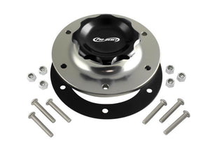 Pro Werks PWC73-705 2-3/4" Black Fill Cap w/ Silver Aluminum 6 Hole Fuel Cell