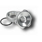 Pro Werks PWC73-738 Pro-Werks 1-5/8" Silver Filler Cap w/ Aluminium Weld-In Bung