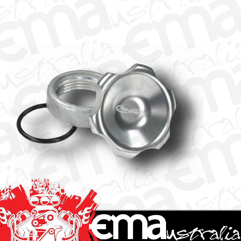 Pro Werks PWC73-738 Pro-Werks 1-5/8" Silver Filler Cap w/ Aluminium Weld-In Bung