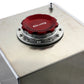 Pro-Werks PWC74-716 4-1/4 In. Red Fill Cap w/ Silver Aluminum 12 Hole Fuel Cell Bung