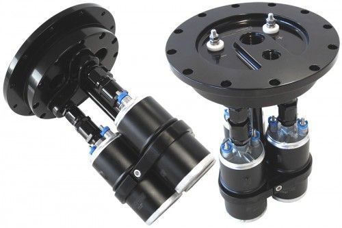 Aeroflow AF64-4050BLK Aeroflow Billet Triple Pump Hanger Weld Use 49-1013 Pumps
