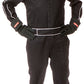 Pyrotect PY210501 Sportsman Deluxe One Piece Black Racing suit x-Large SFI-5 Two Layer Nomex