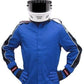 Pyrotect PY22J0603 Eliminator Blue Racing Jacket 2x-Large SFI-5 Two Layer Nomex