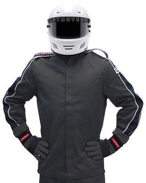 Pyrotect PY22J0701 Eliminator Black Racing Jacket 3x-Large SFI-5 2-Layer Nomex
