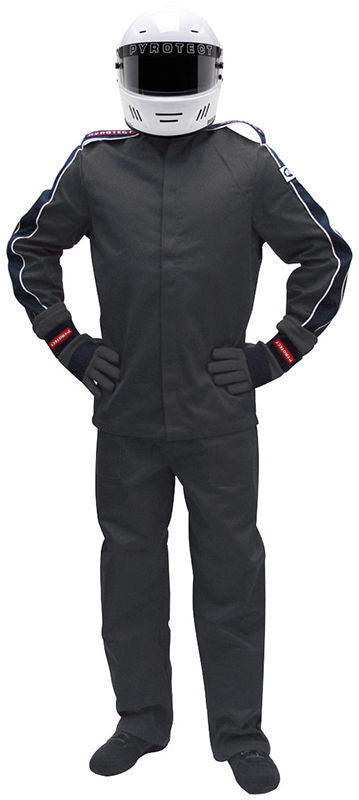 Pyrotect PY22P0101 Eliminator Black Racing Pants Small SFI-5 Two Layer Nomex