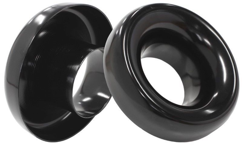 Aeroflow AF64-4070BLK 3" Bellmouth Suit Ar60 Turbo Or Intake Pipe 6" O.D Black