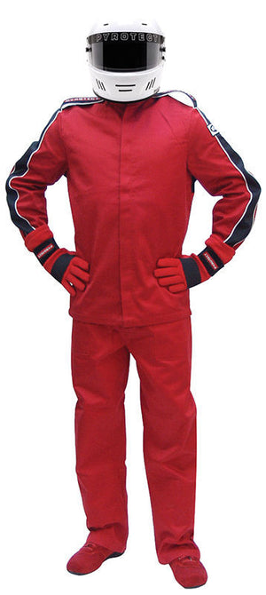 Pyrotect PY22P0602 Eliminator Red Racing Pants 2x-Large SFI-5 Two Layer Nomex