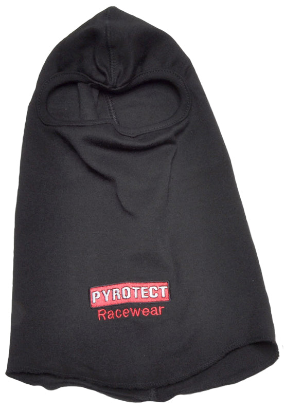 Pyrotect PY432000200B Two Layer Head Sock w/ Single Eye Port Black One Size Fits All. SFI ApprOved