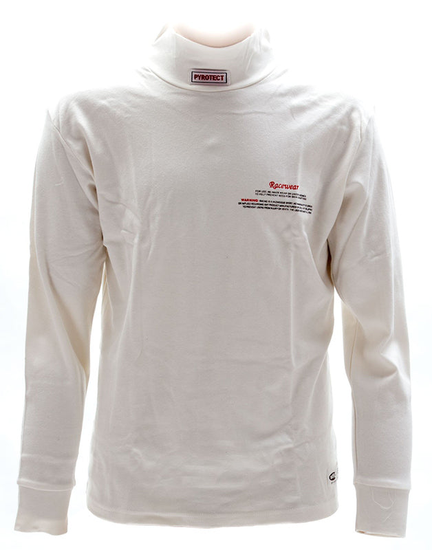 Pyrotect PY4700100 Inner Wear Turtle Neck Top Small White SFI ApprOved</Span>