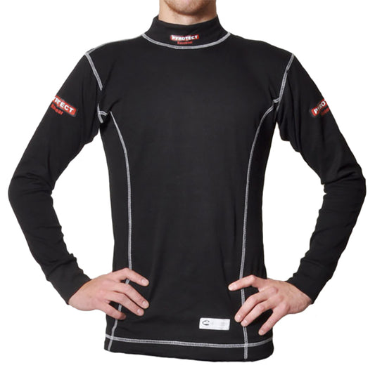 Pyrotect PY4800600 Inner Wear Turtle Neck Top 2x-Large Black SFI ApprOved