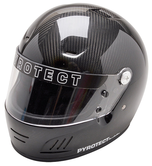 Pyrotect PY7001005 Carbon Pro Airflow Full Face Helmet Small w/ Clear Shelid. Snell Sa2015 Rated