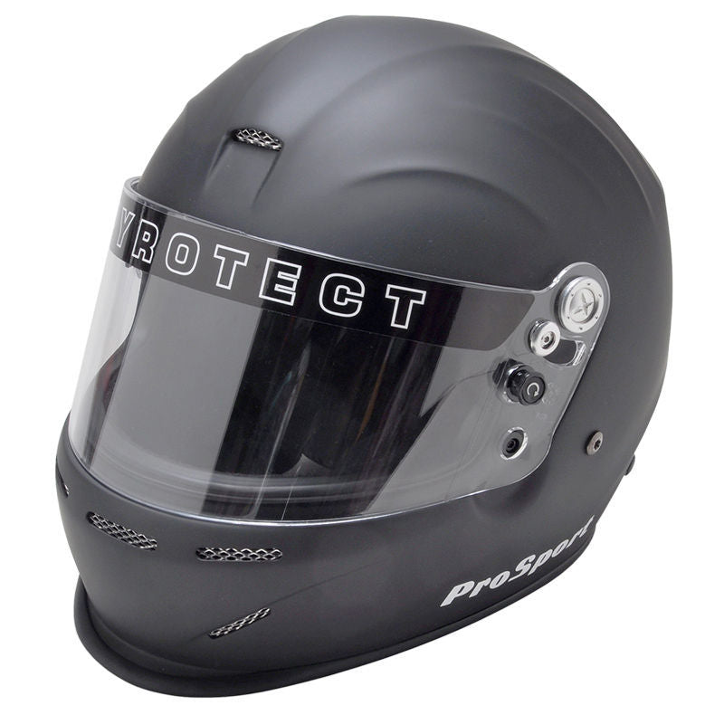 Pyrotect PY8082005 Prosport Full Face Duckbill Helmet Medium Flat Black Sa2015